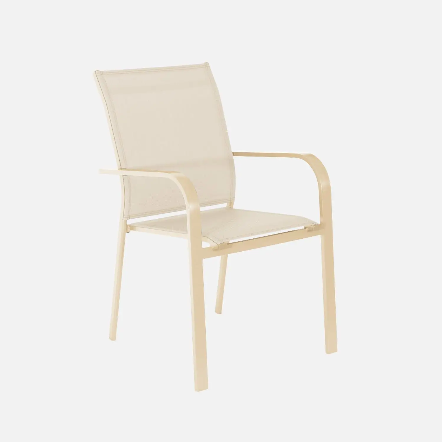 Table de jardin extensible aluminium + 12 assises