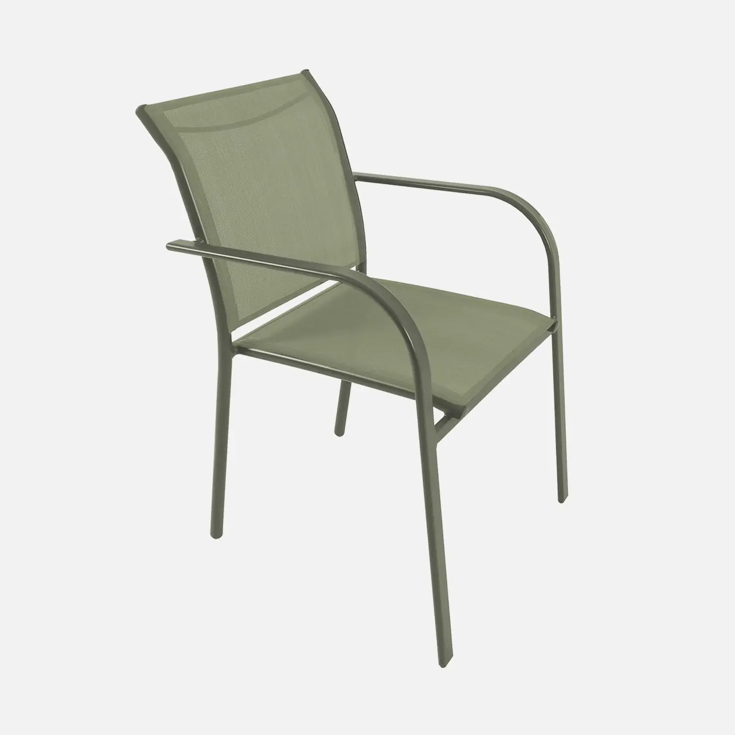 Table de jardin extensible aluminium + 10 assises
