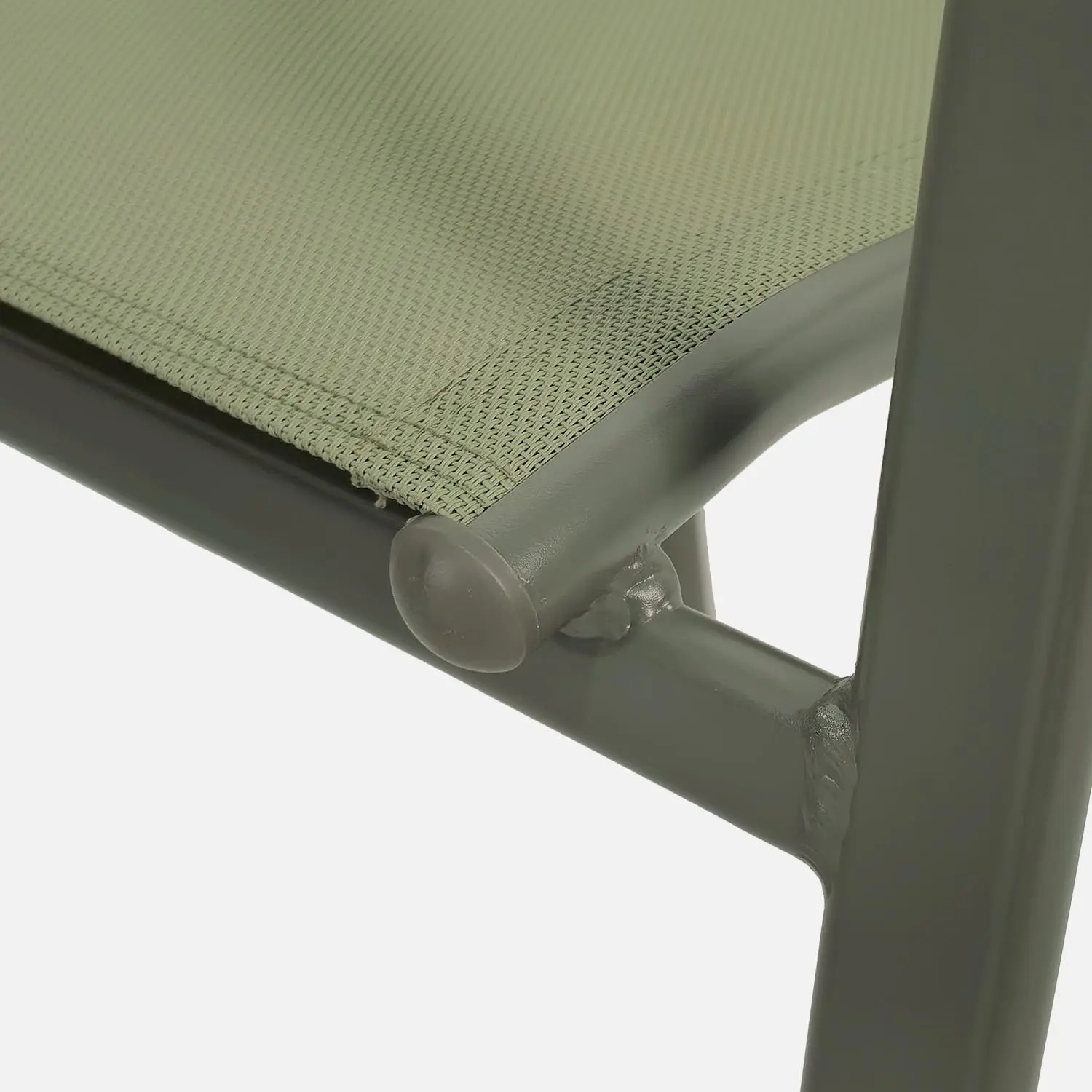 Table de jardin extensible aluminium + 10 assises