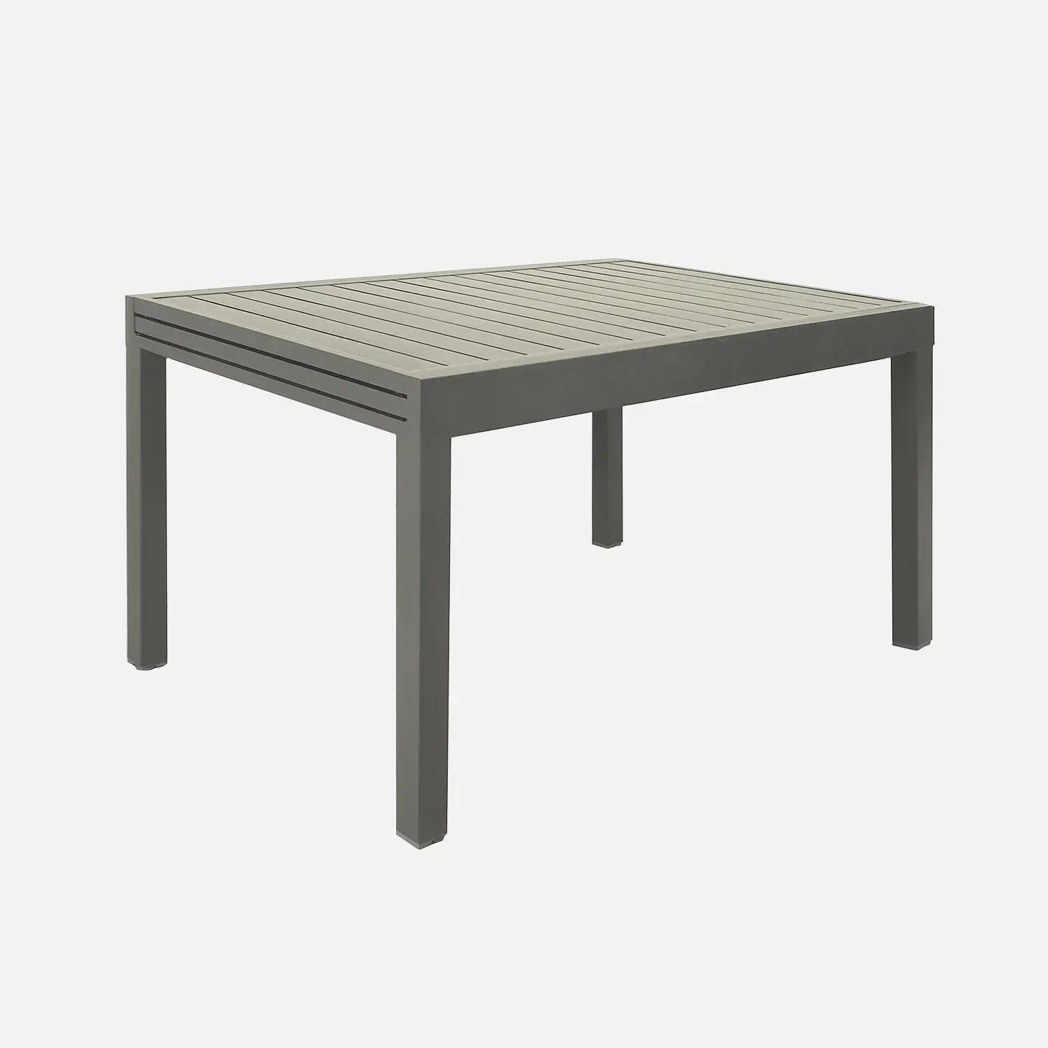 Table de jardin extensible aluminium 8 places