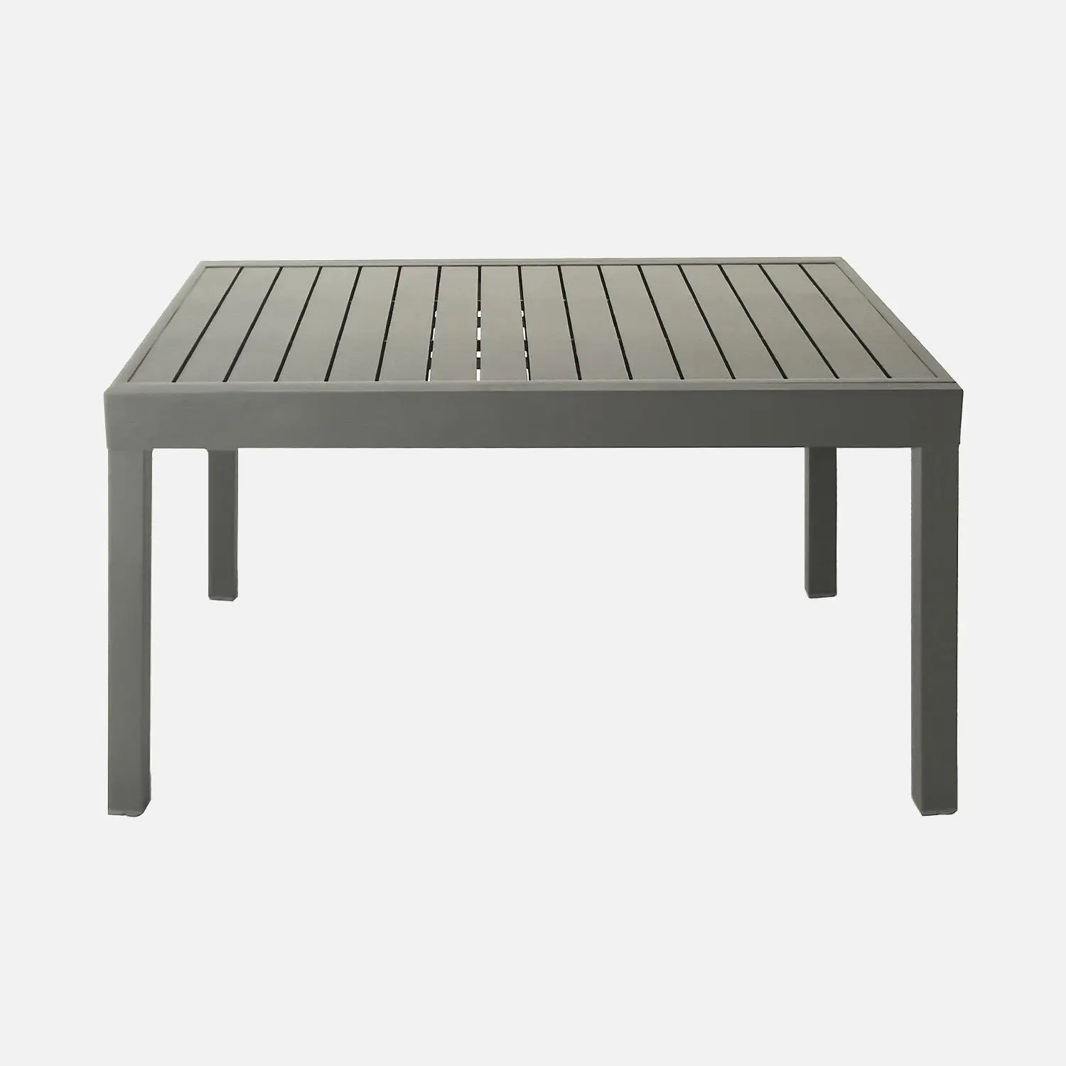 Table de jardin extensible aluminium 8 places