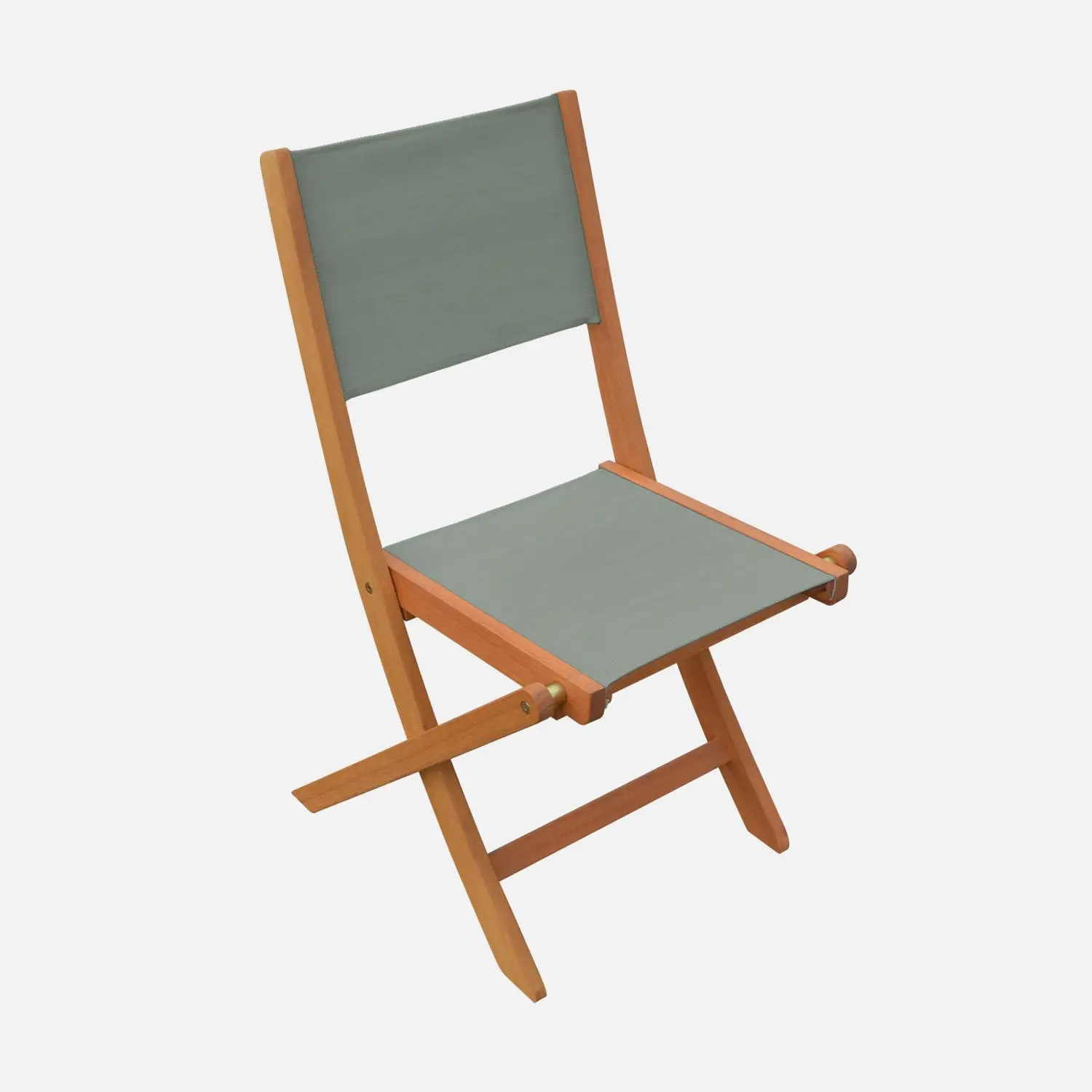 Table de jardin extensible bois d'eucalyptus + 8 assises
