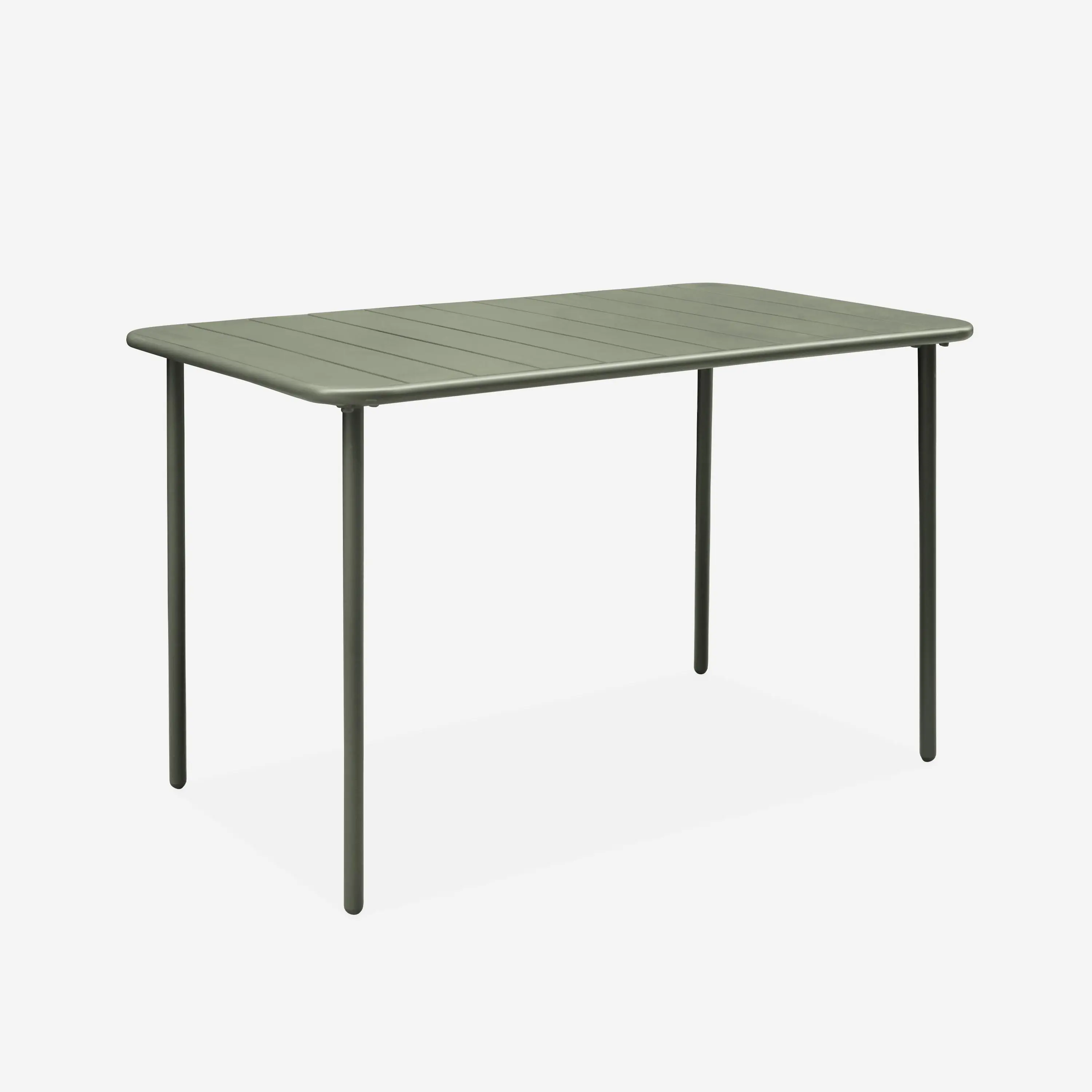 Table de jardin métal + 4 assises