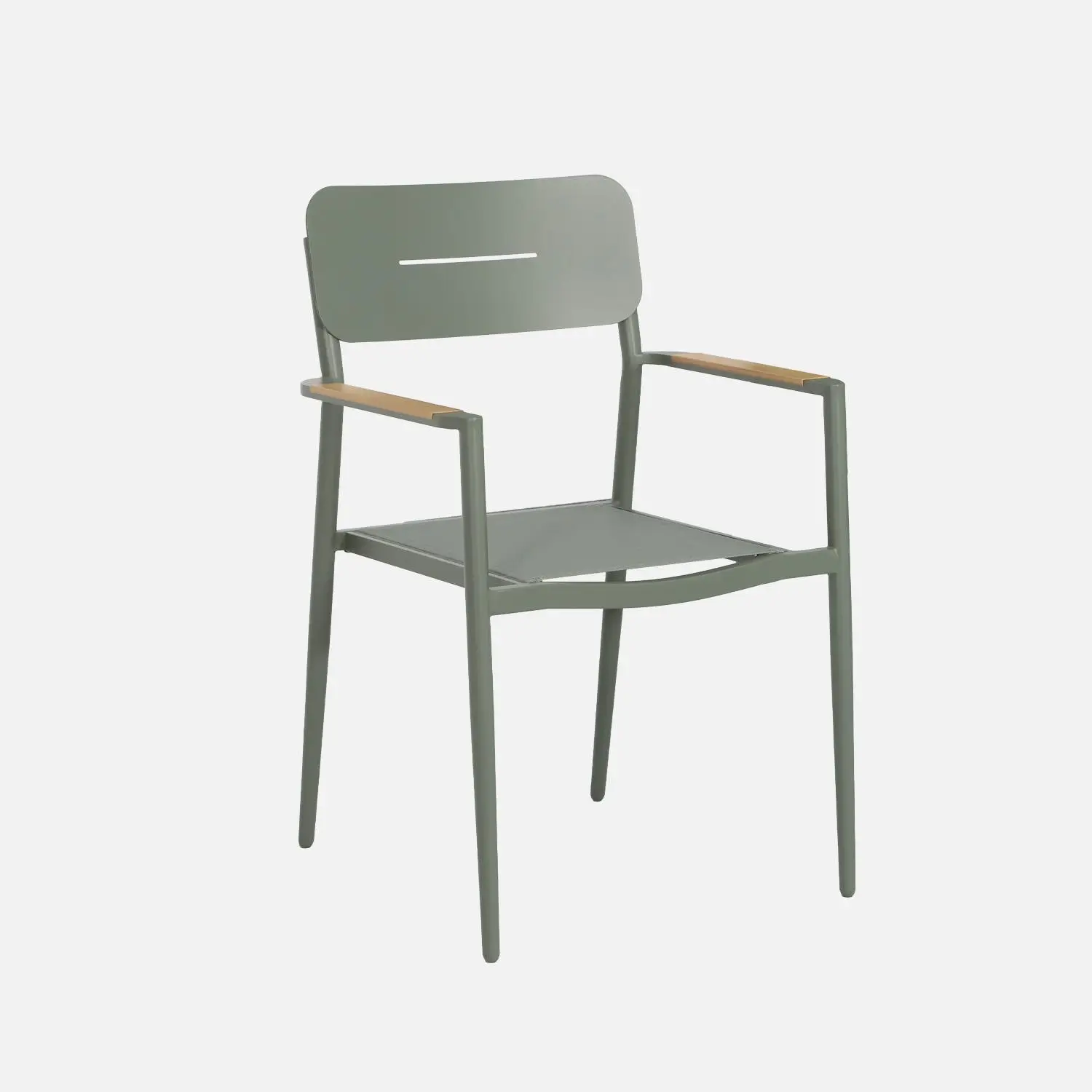 Table de jardin ovale extensible aluminium + 8 assises