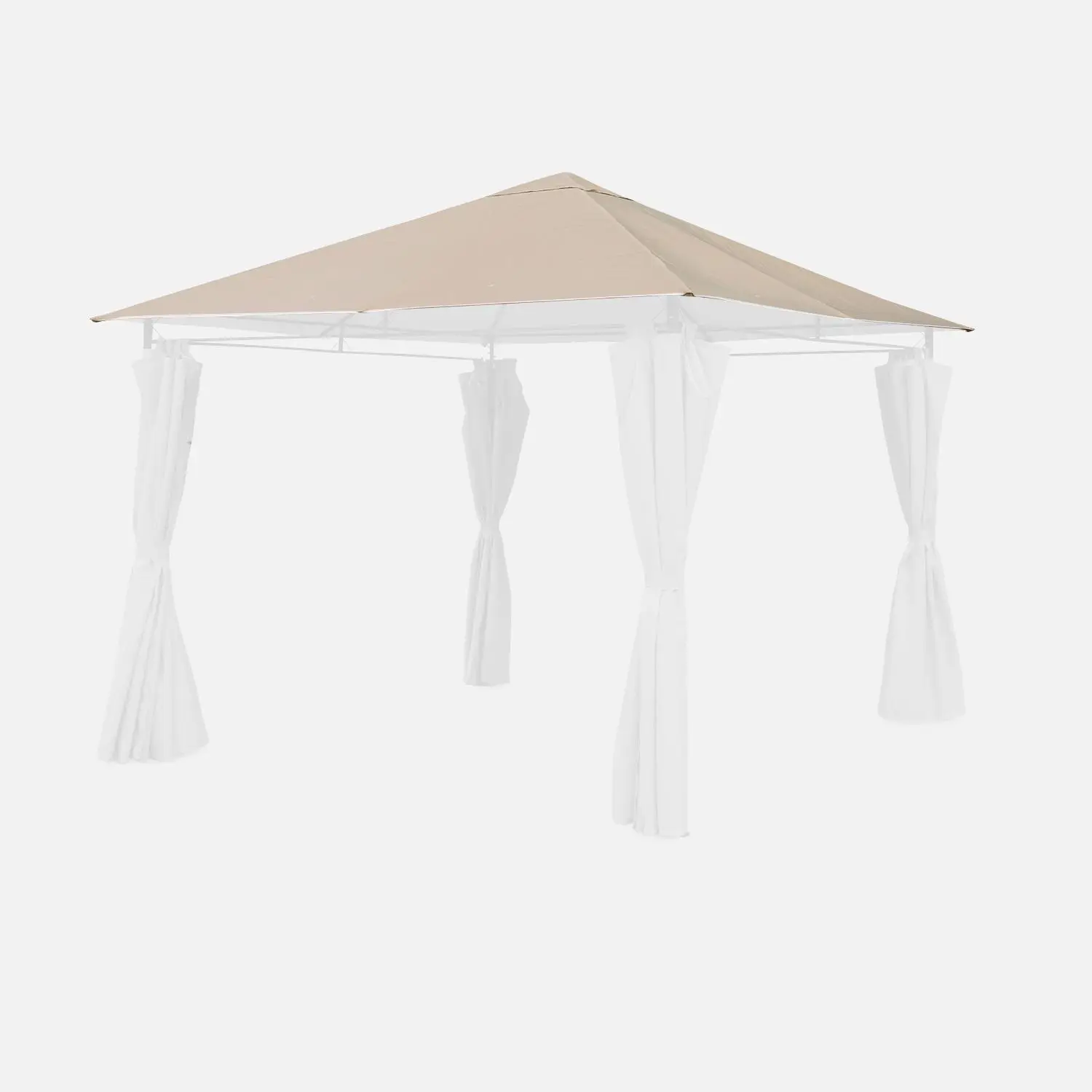 Toile de toit pour tonnelle 3x3m