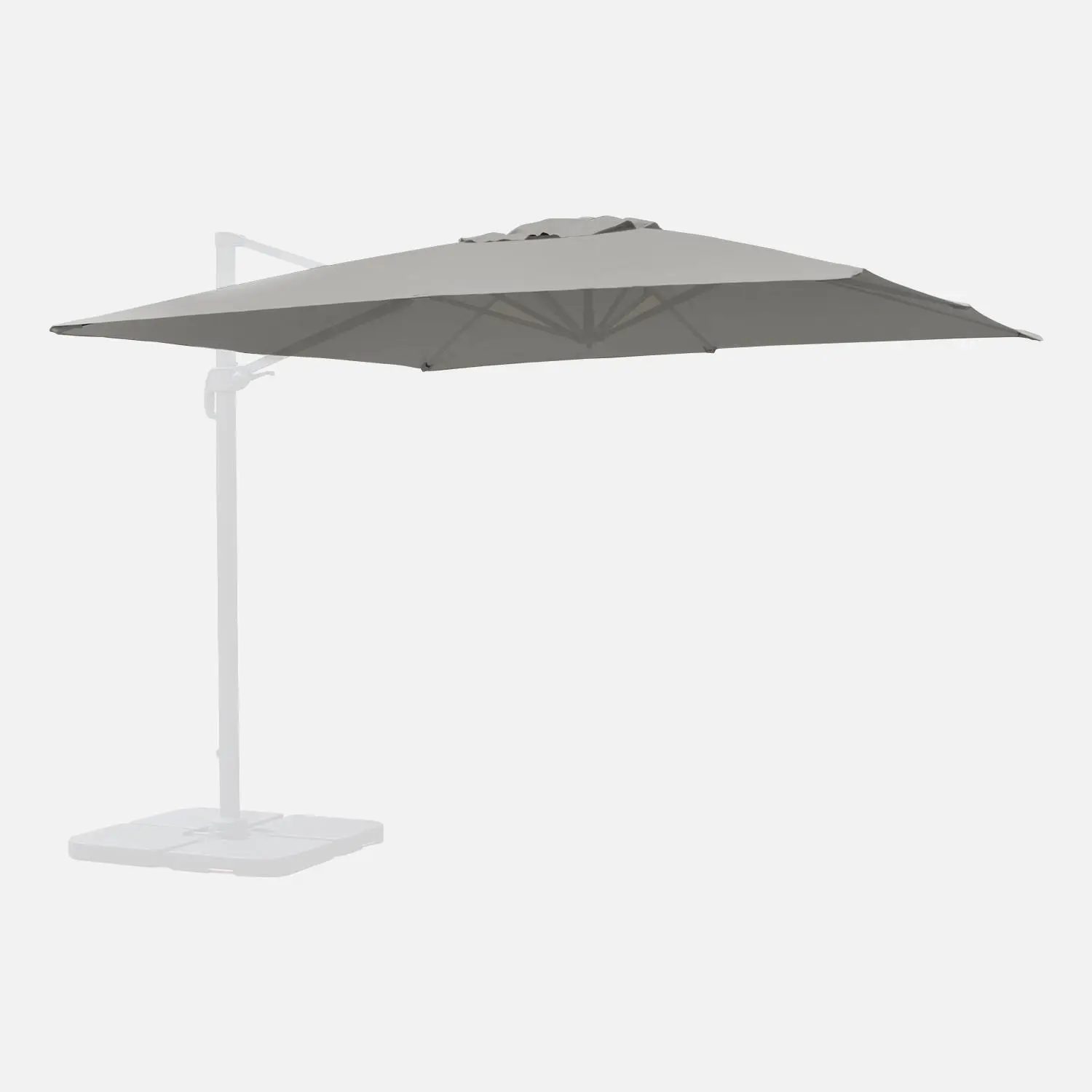 Toile parasol déporté 3x3m