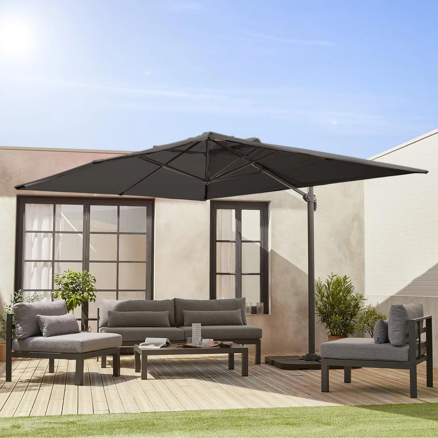 Toile parasol déporté 3x4m