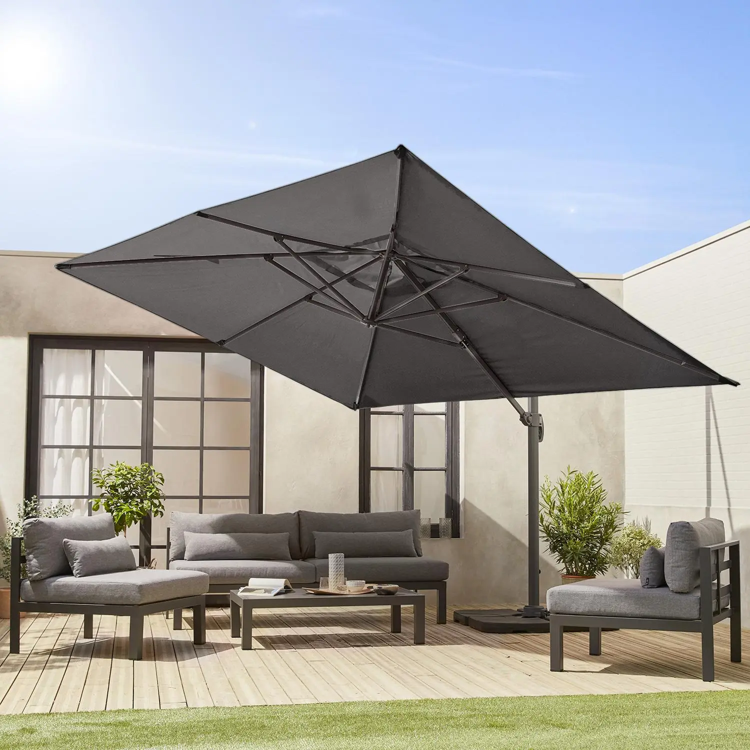 Toile parasol déporté 3x4m