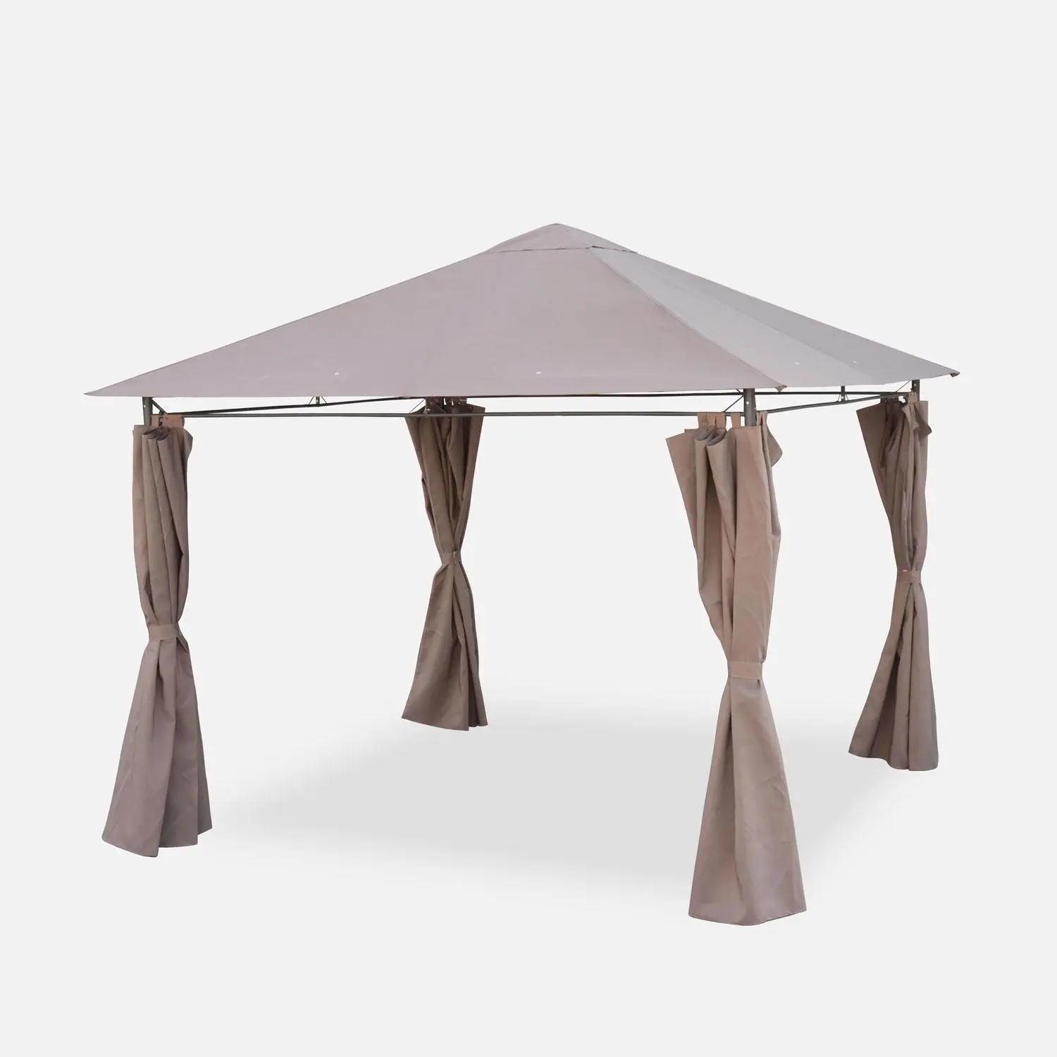 Tonnelle 3x3m avec rideaux