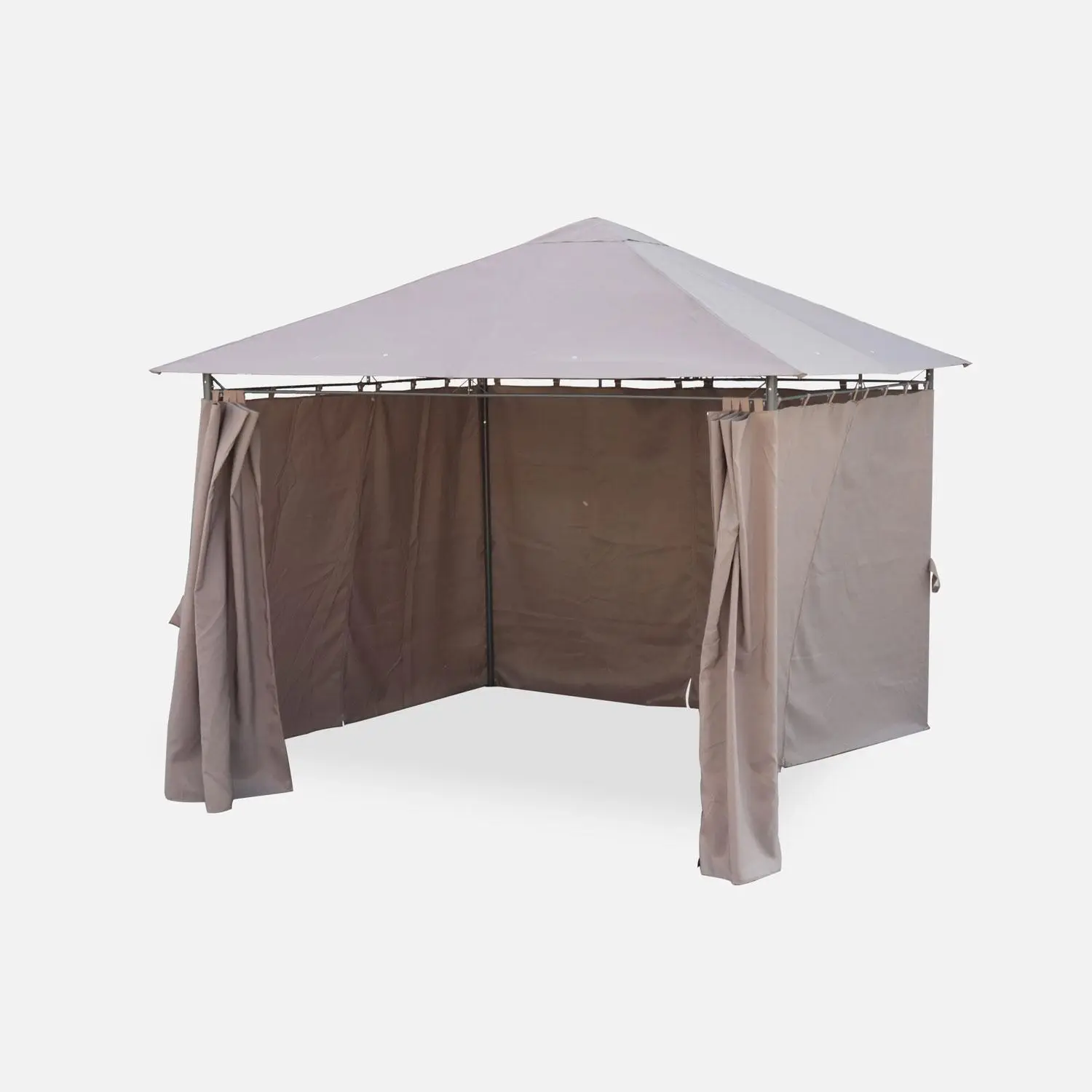 Tonnelle 3x3m avec rideaux