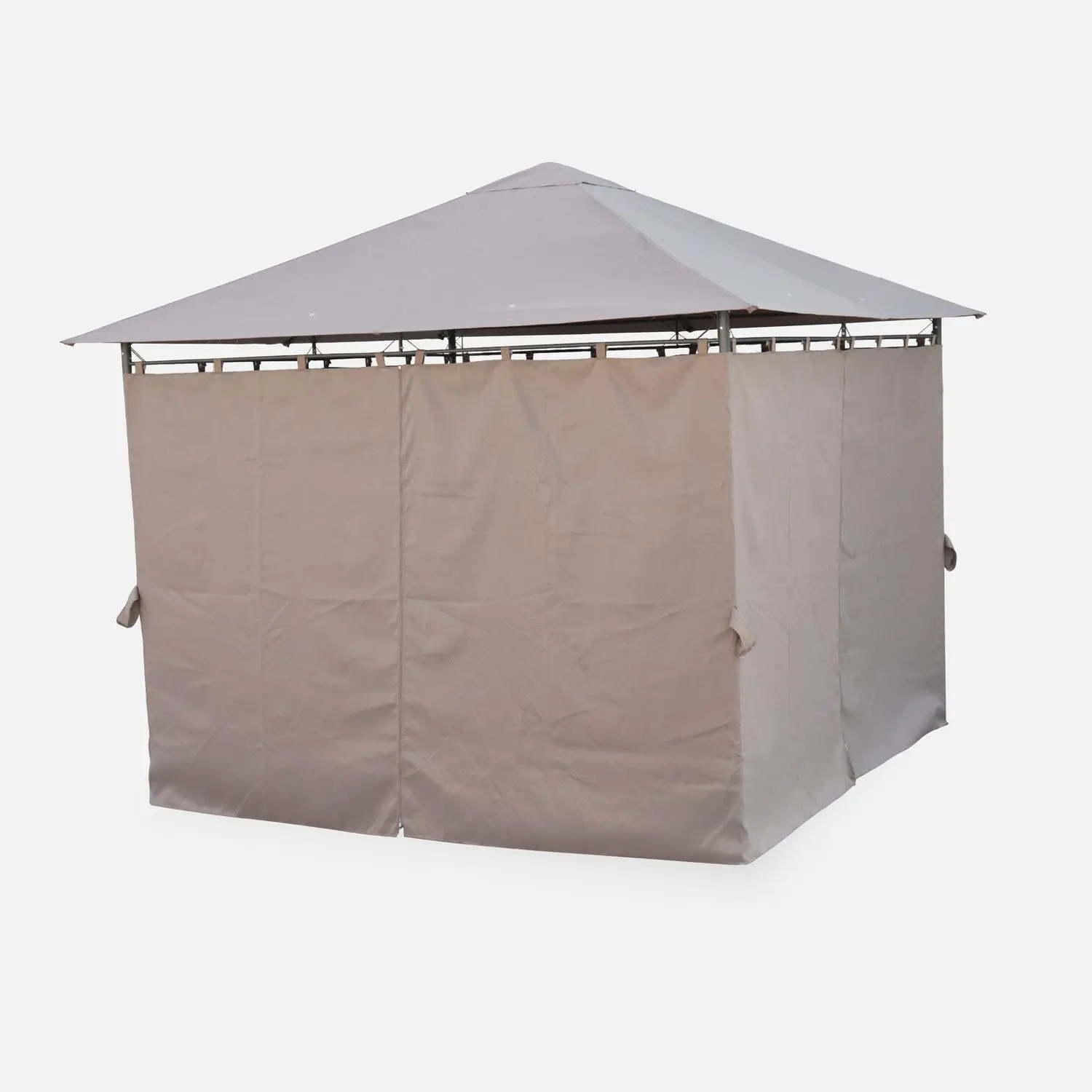 Tonnelle 3x3m avec rideaux