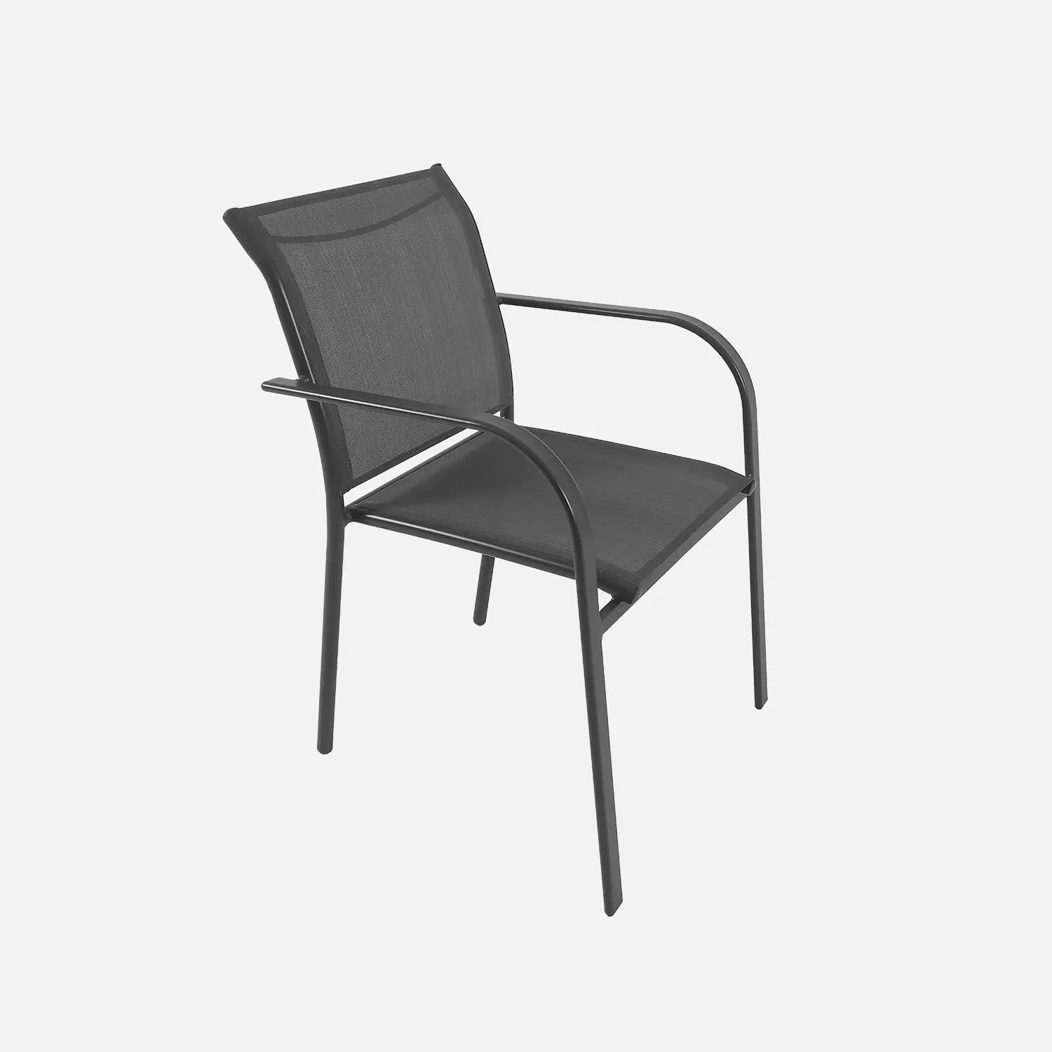 Table de jardin extensible aluminium + 8 assises