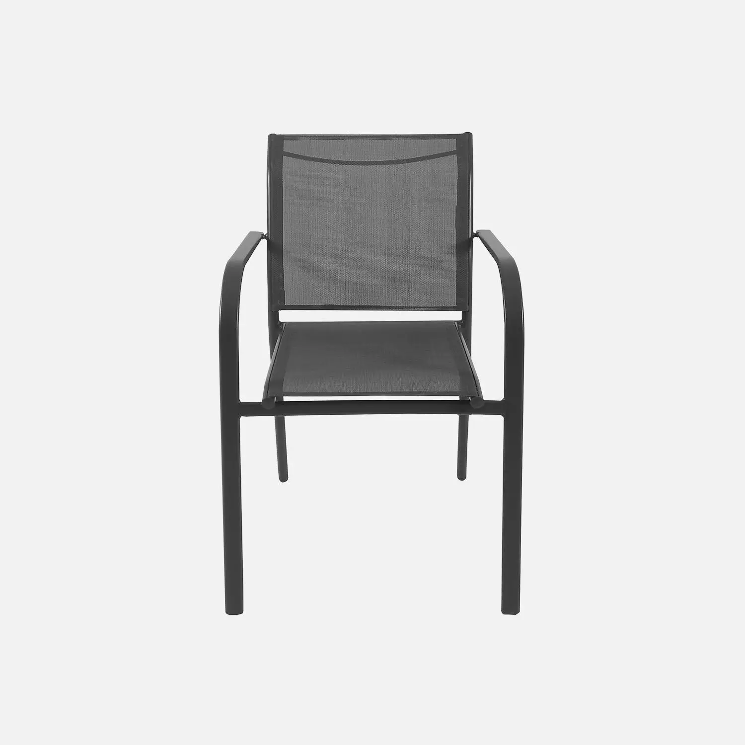 Table de jardin extensible aluminium + 8 assises
