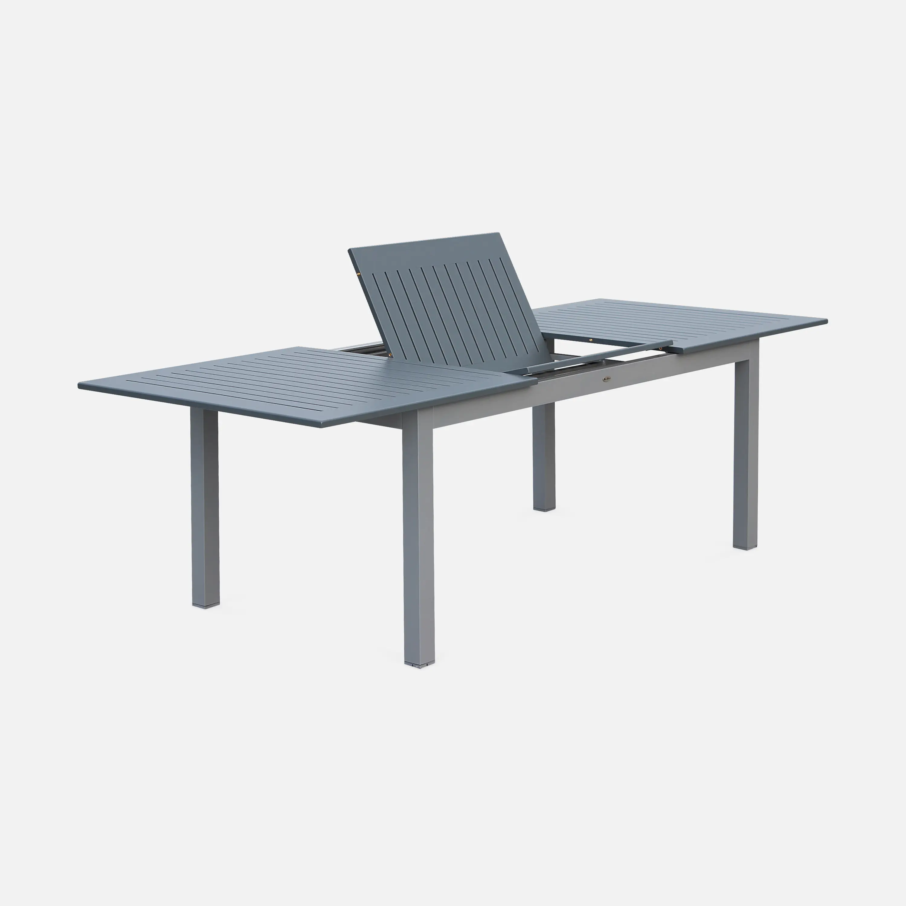 Table de jardin extensible aluminium 8 places
